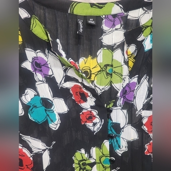 Relativity Plus Blouse 2x - Picture 2 of 8